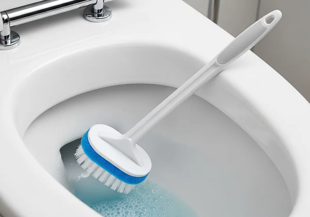 disposable toilet cleaning brush