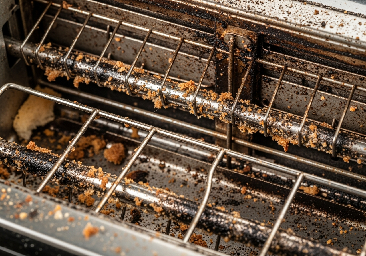 toaster dirty inside