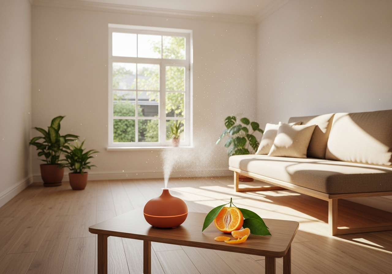 A clean house and a natural aroma.