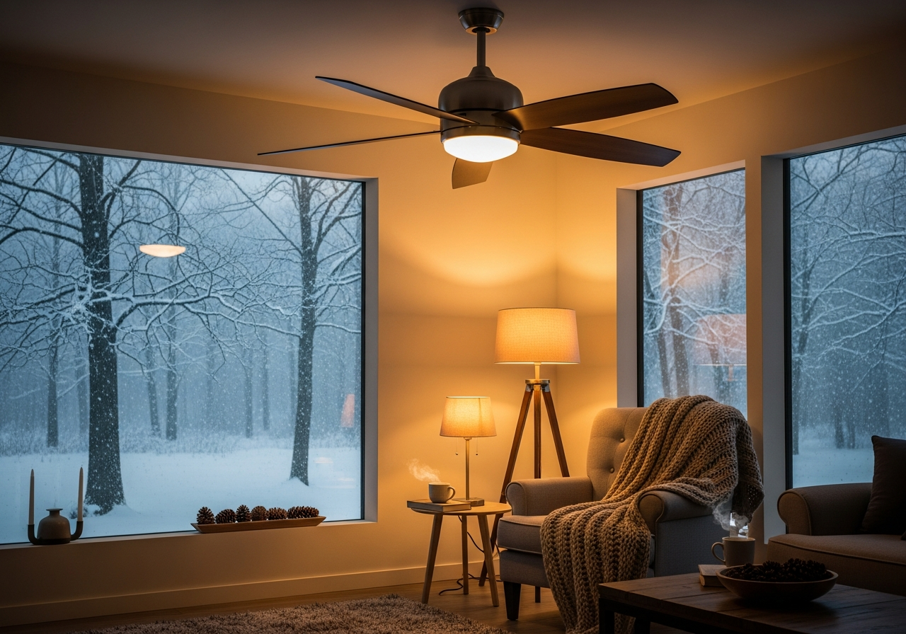Lamps and Fans in Winter
