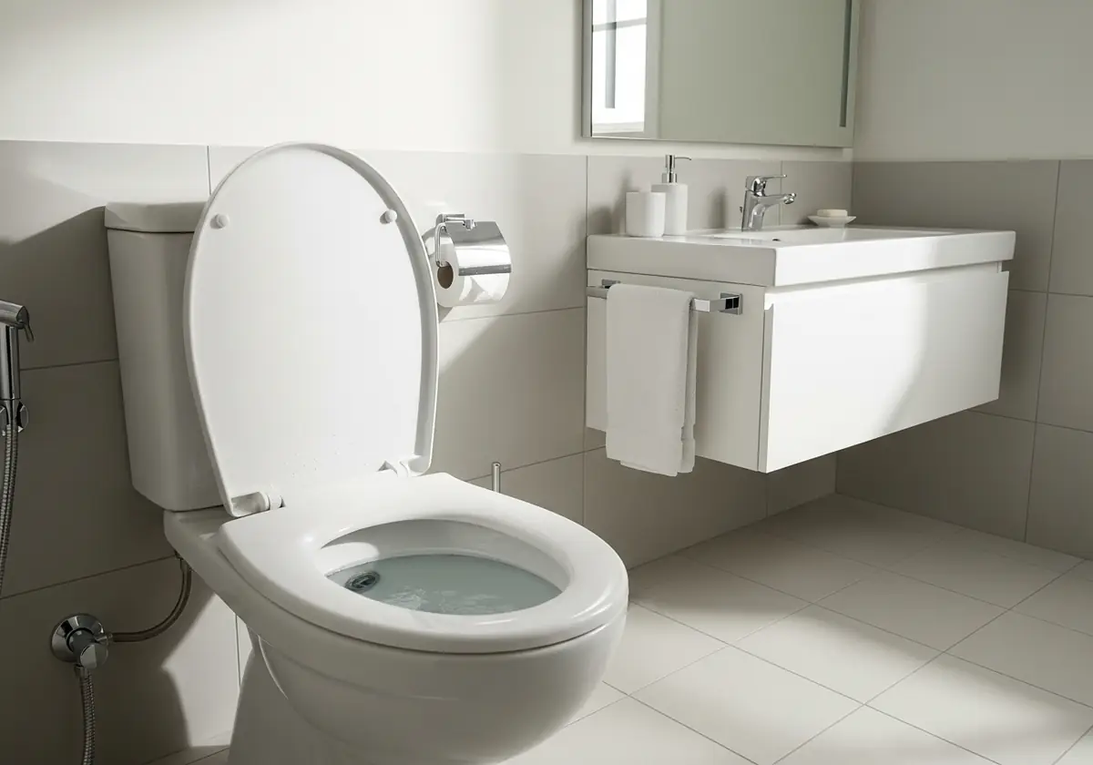 Peace of mind comes from using a bathroom where the toilet tank is clean.