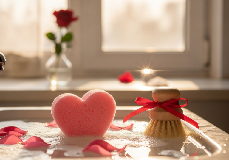 Valentine's Day and cleaning home