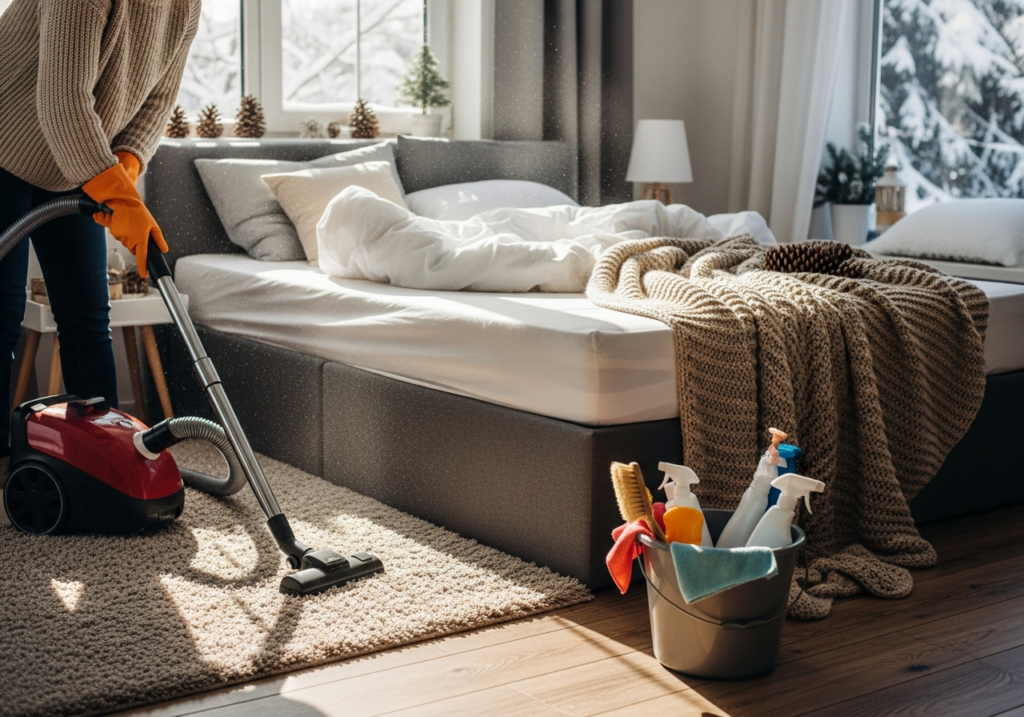 Winter bedRoom Cleaning