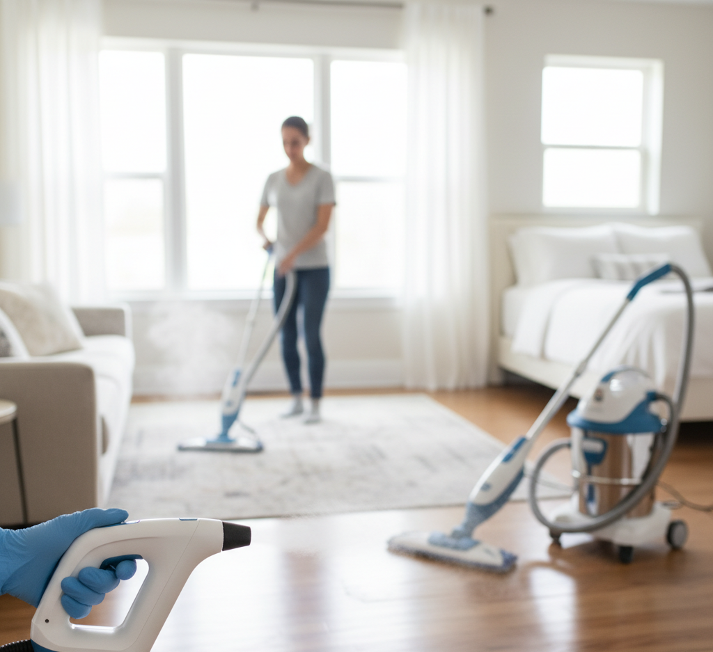 different types of steam cleaning