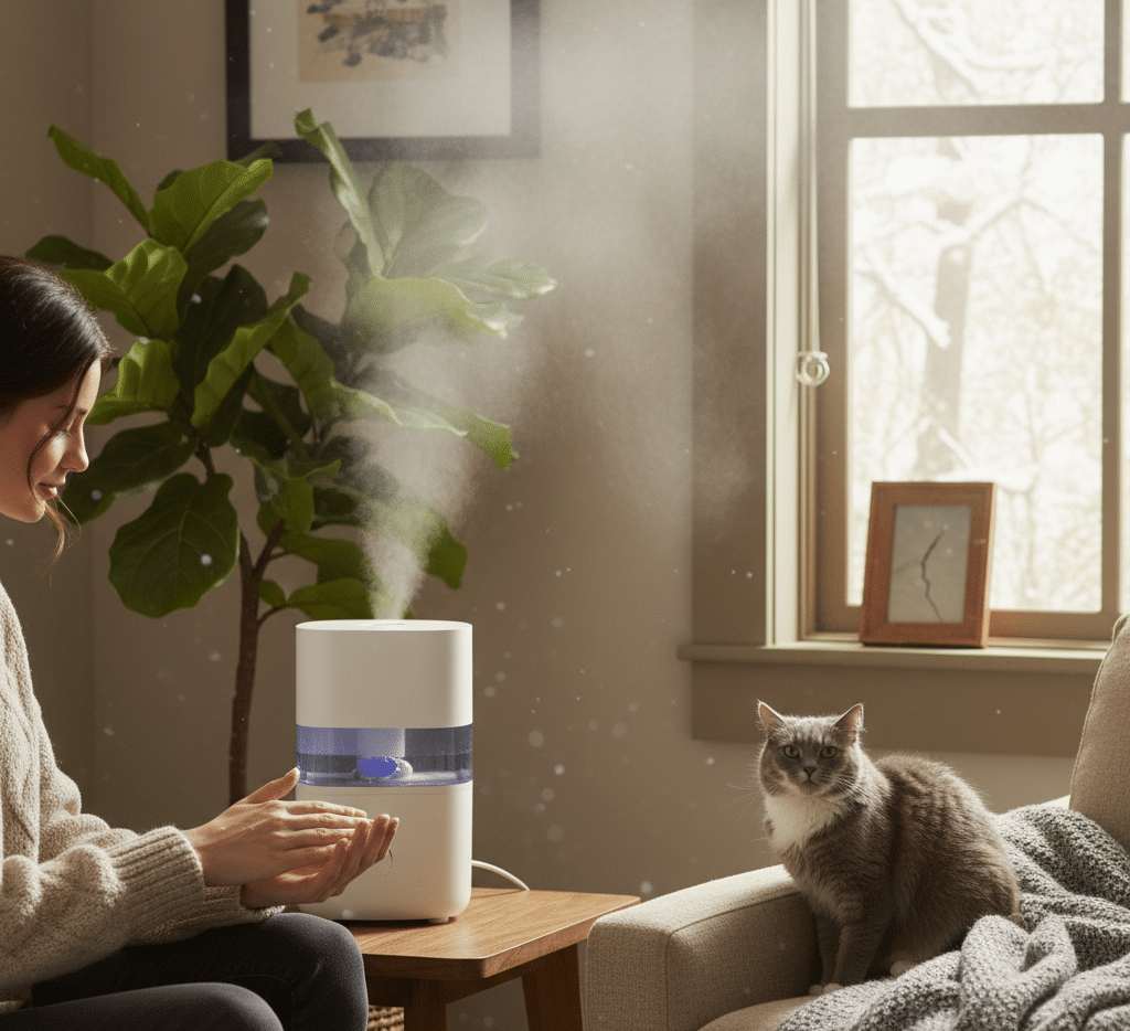 dry air indoors during winter