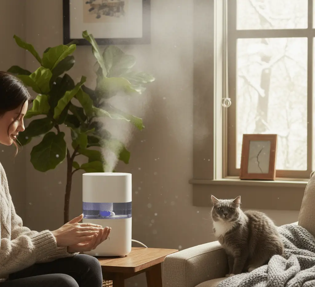 dry air indoors during winter