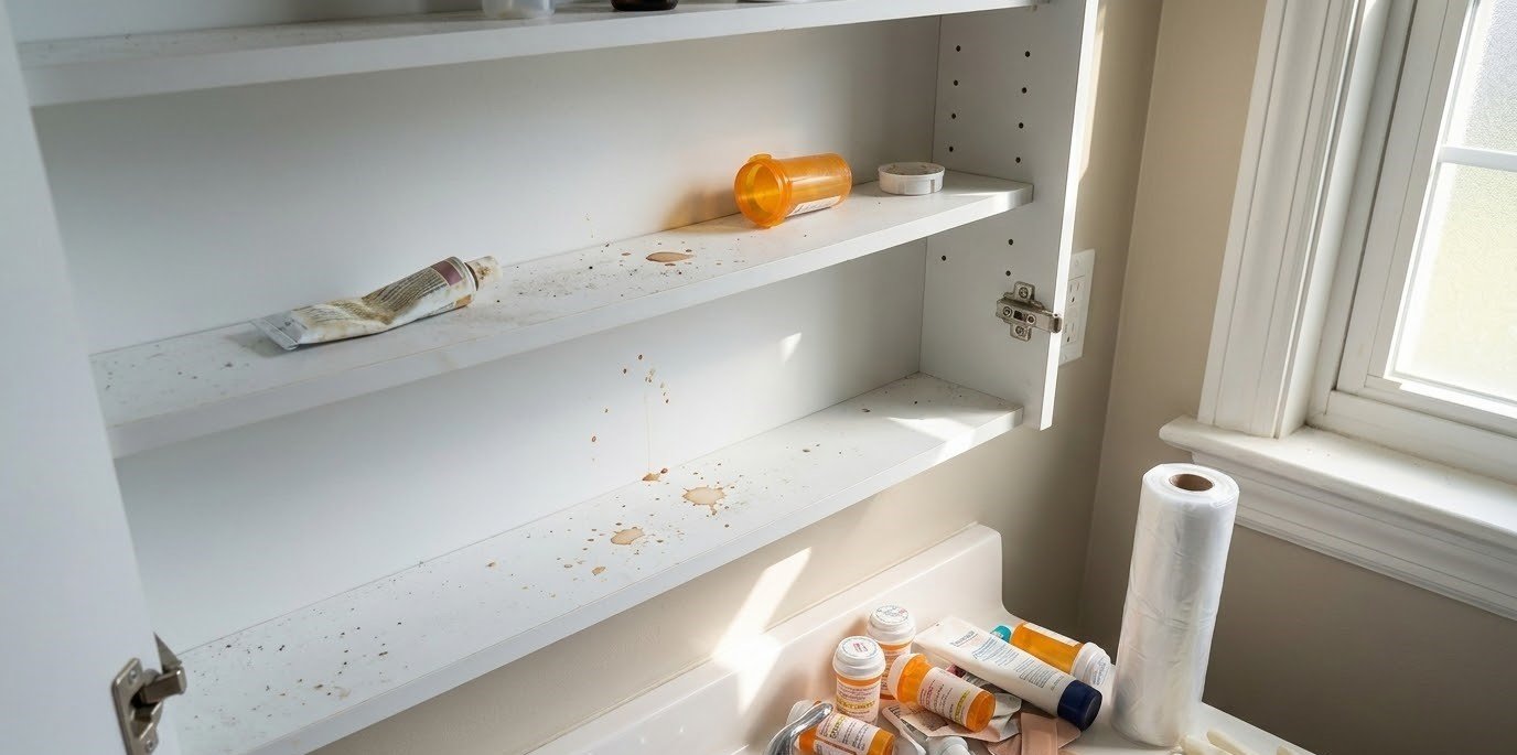 Defining Territory Medicine Cabinet