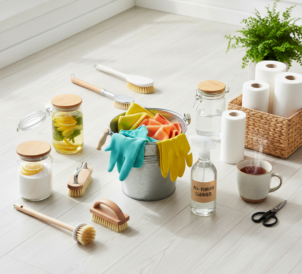 Essential items for a pre-spring cleaning