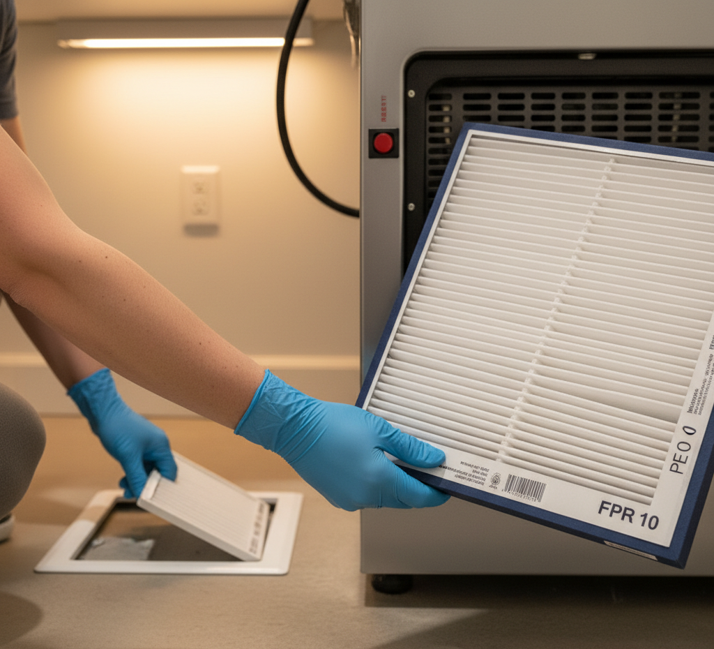 Furnace Filter and Vent Reset