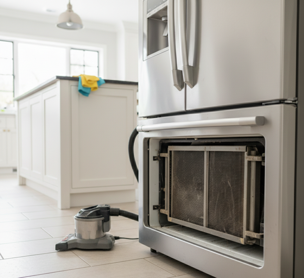 Refrigerator Coils and Kitchen Zone