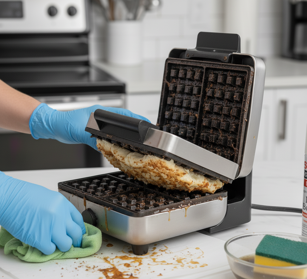 method for a deep clean is the soaker waffle