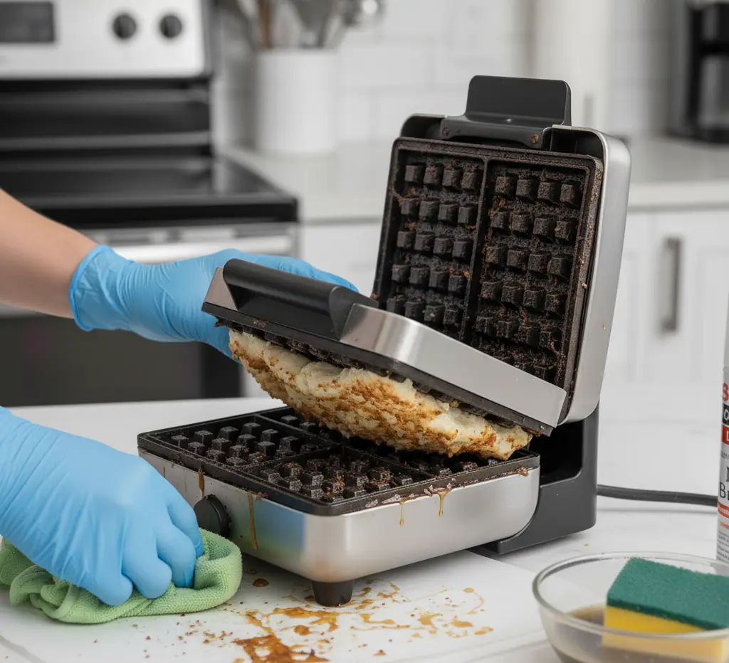 method for a deep clean is the soaker waffle