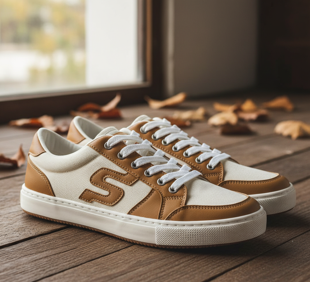 Canvas and Synthetic Leather shoes