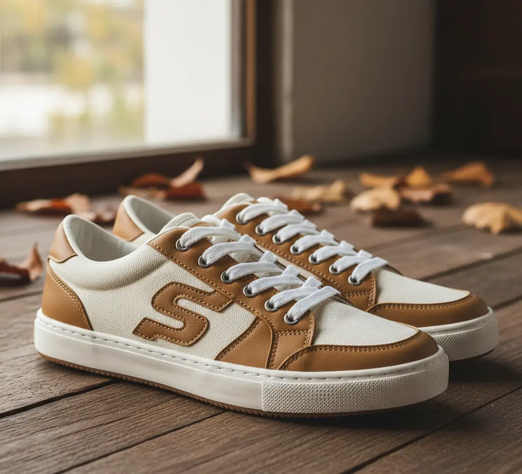 Canvas and Synthetic Leather shoes