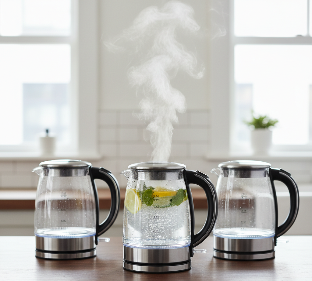 Glass tea kettle