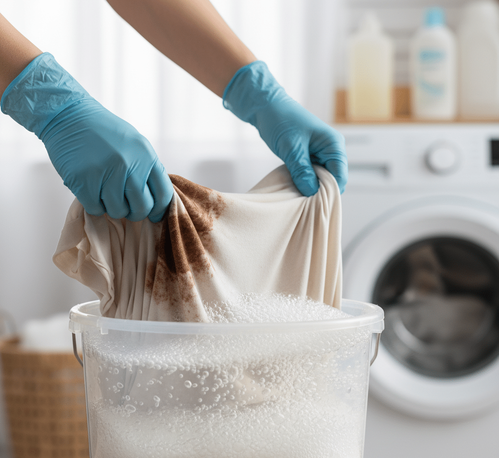 Pre-Soak Method for Stain Remover Powder