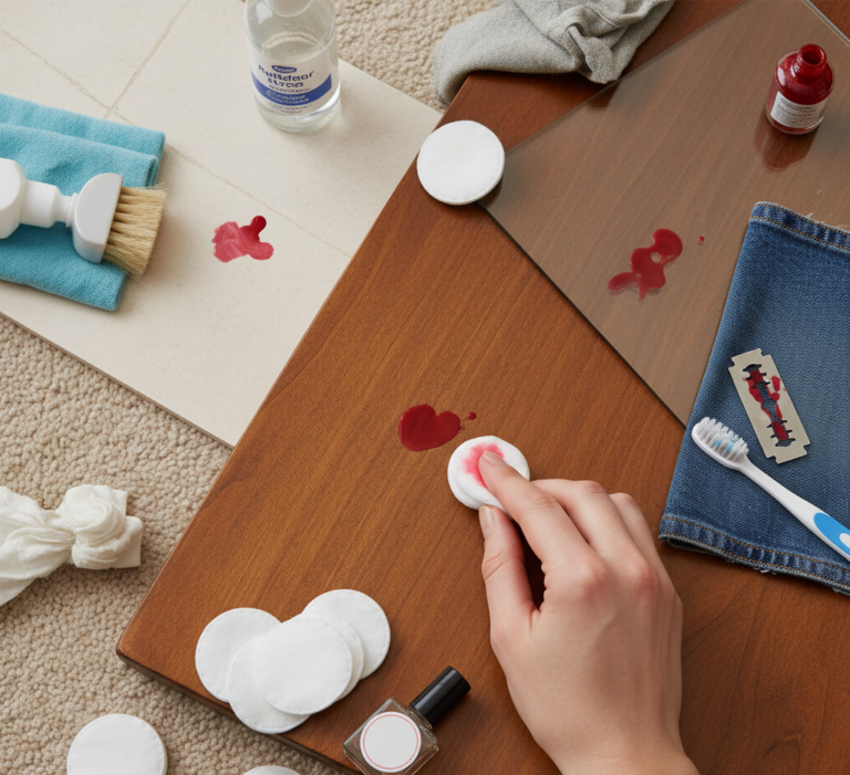 Remove Nail Polish from Any Surface
