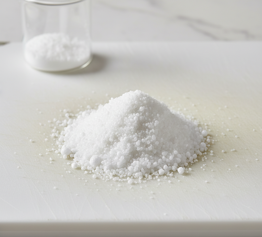 Sodium percarbonate in a plastic cutting board
