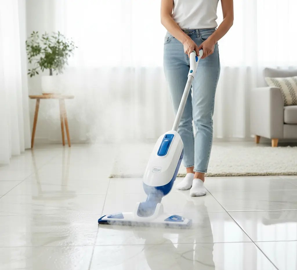Steam mop on the correct floor
