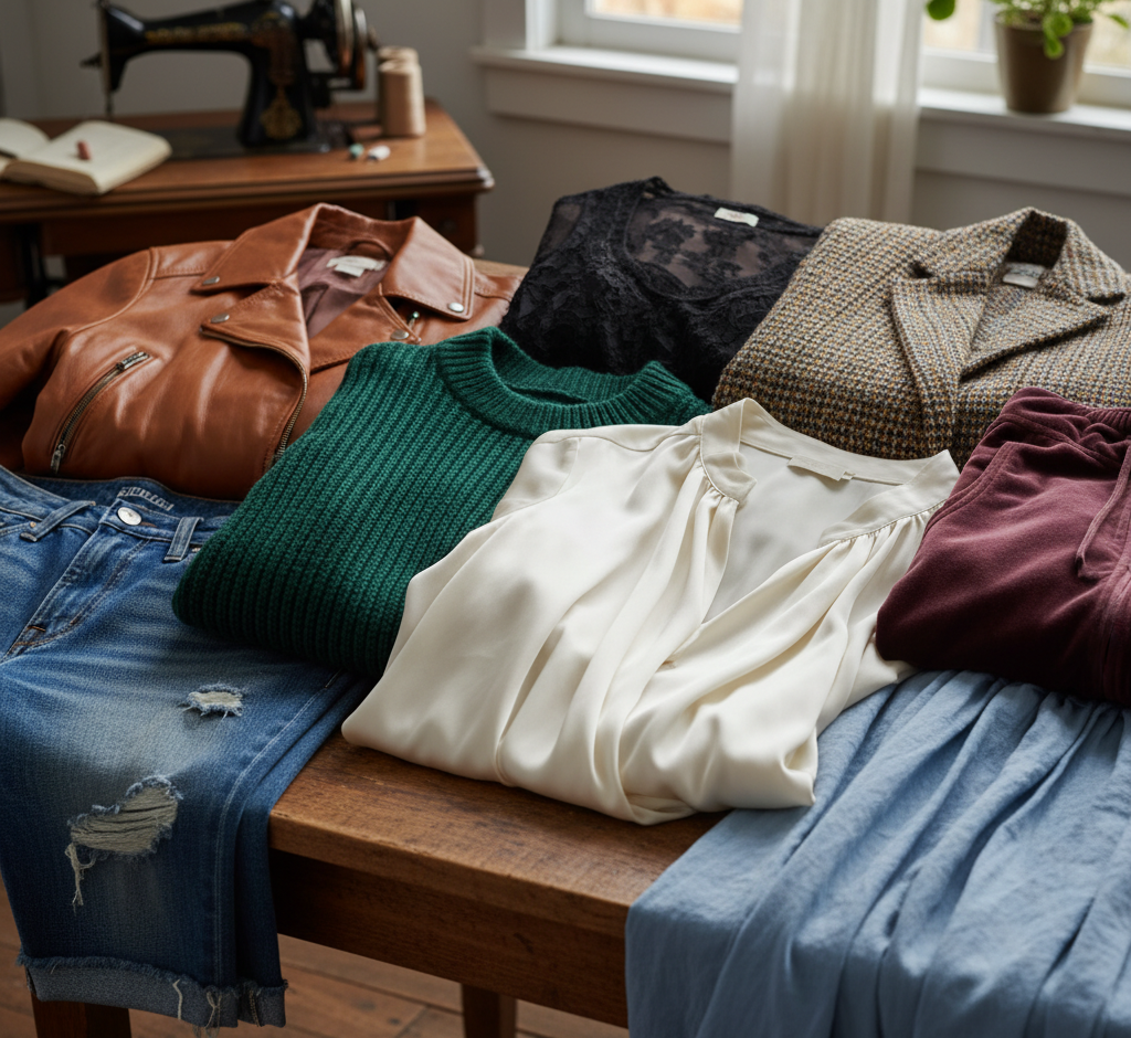 clothes different types of fabrics