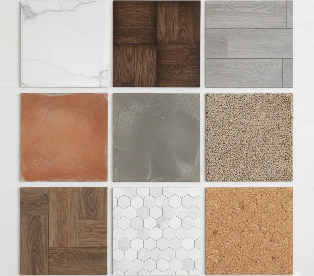 different types of flooring