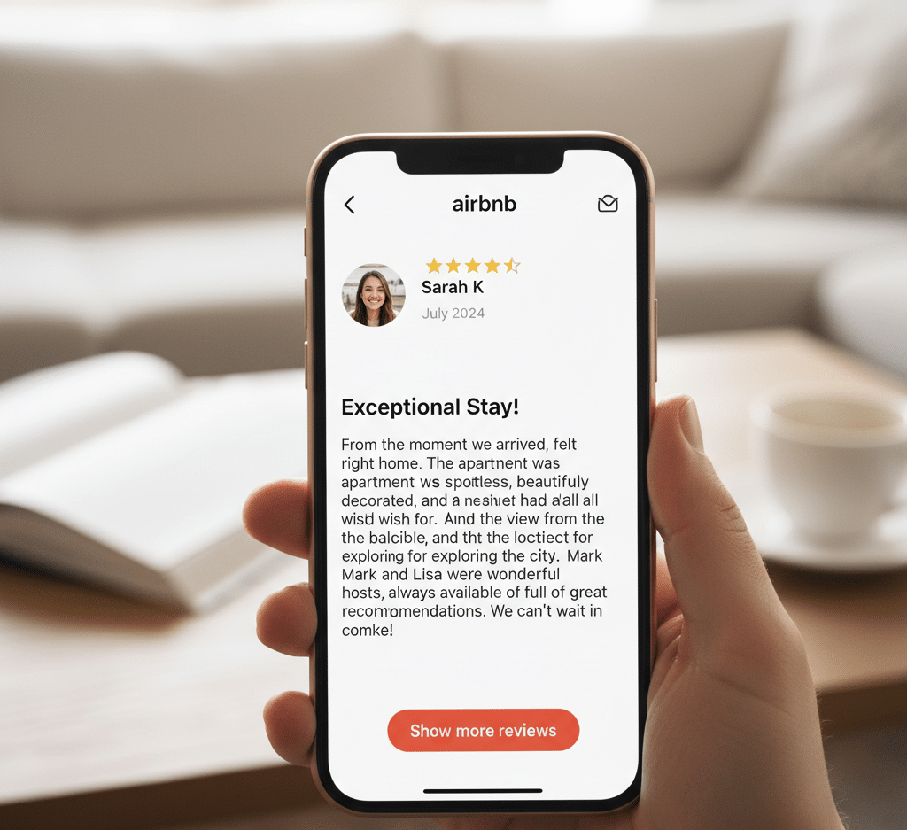 Airbnb reviews in English