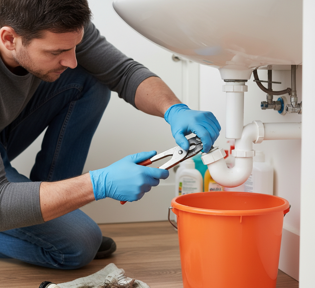 Properly unclogging the bathroom sink drain