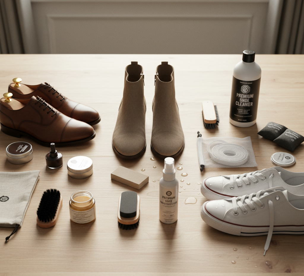 Some special care should be taken with certain types of footwear.