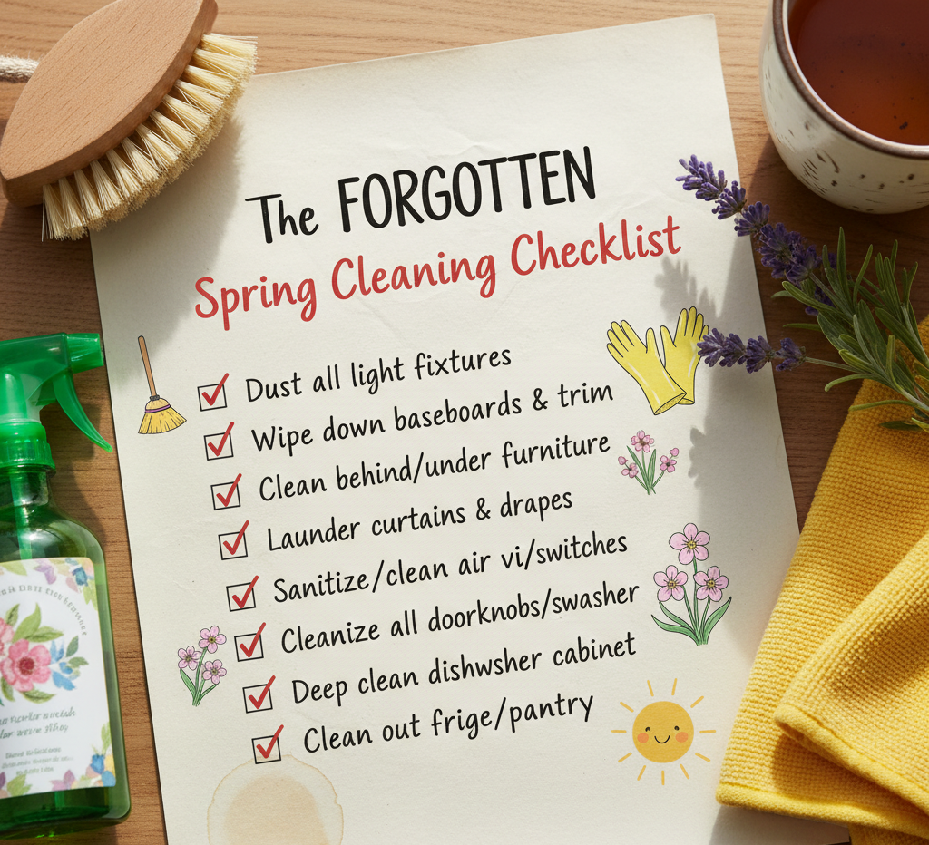 The Forgotten Spring Cleaning Checklist