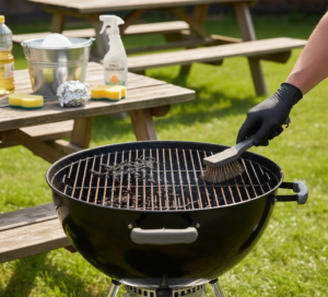 barbecue grill cleaning