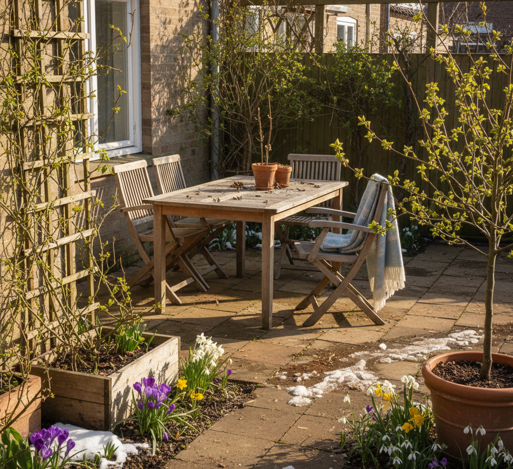 post-winter patio