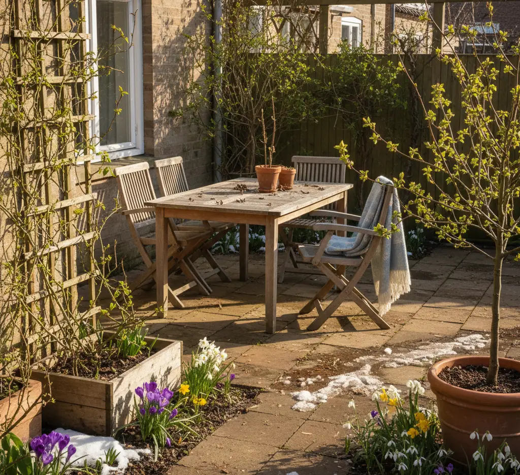 post-winter patio