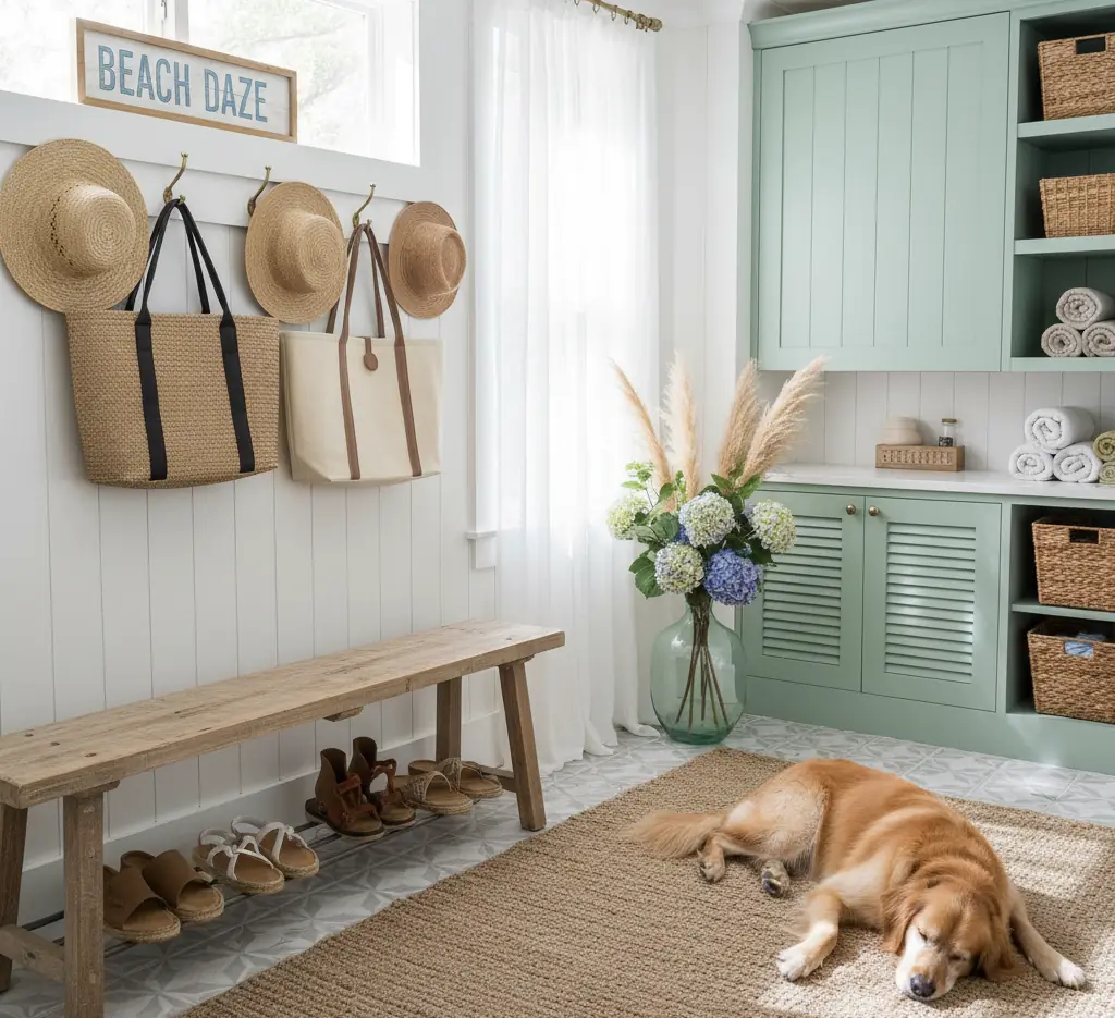 summer mudroom