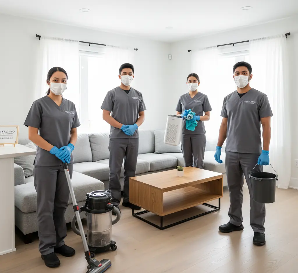 The Toronto Shine Cleaning team is ready for professional post-renovation cleaning services.