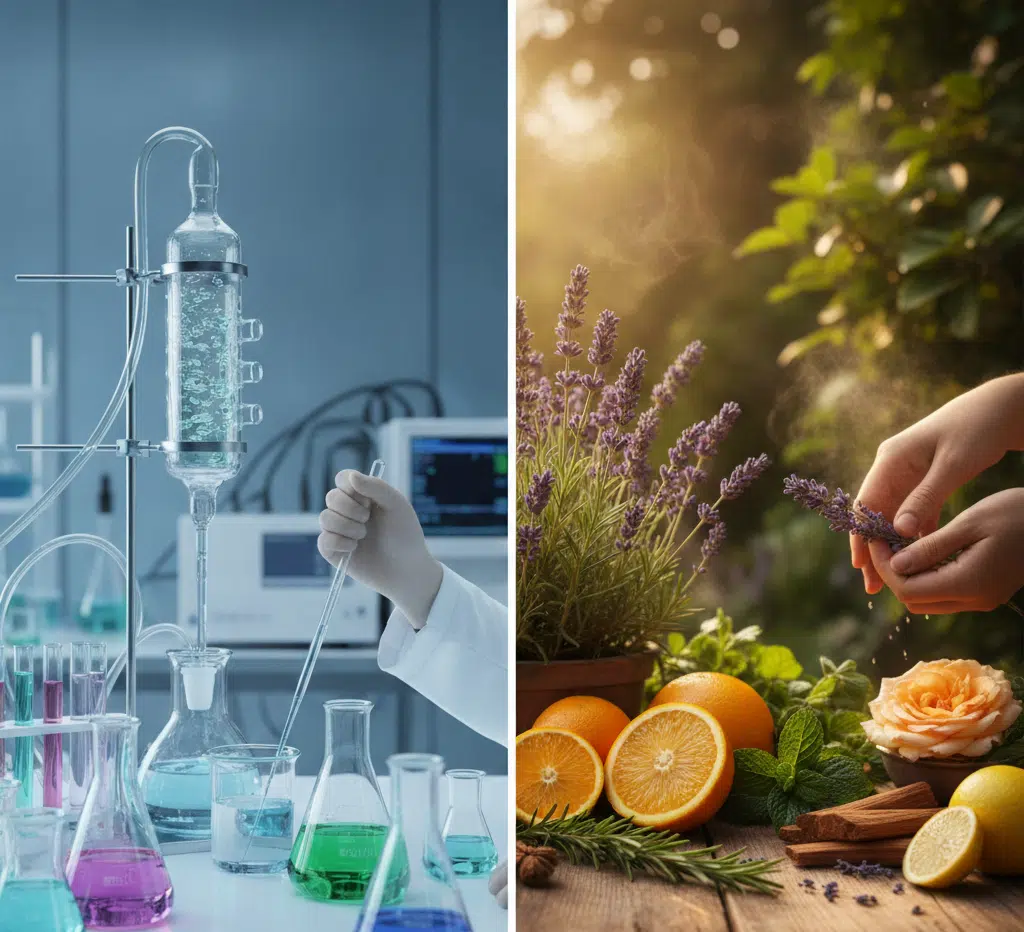 synthetic fragrances vs natural fragrances