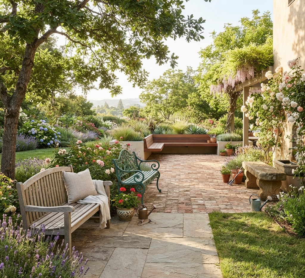 Outdoor Patio and Garden Benches