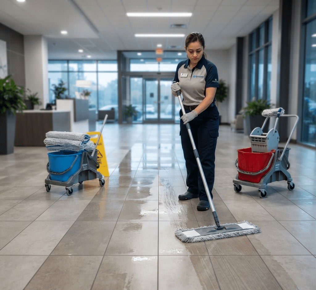 Multi-Pass Floor Mopping